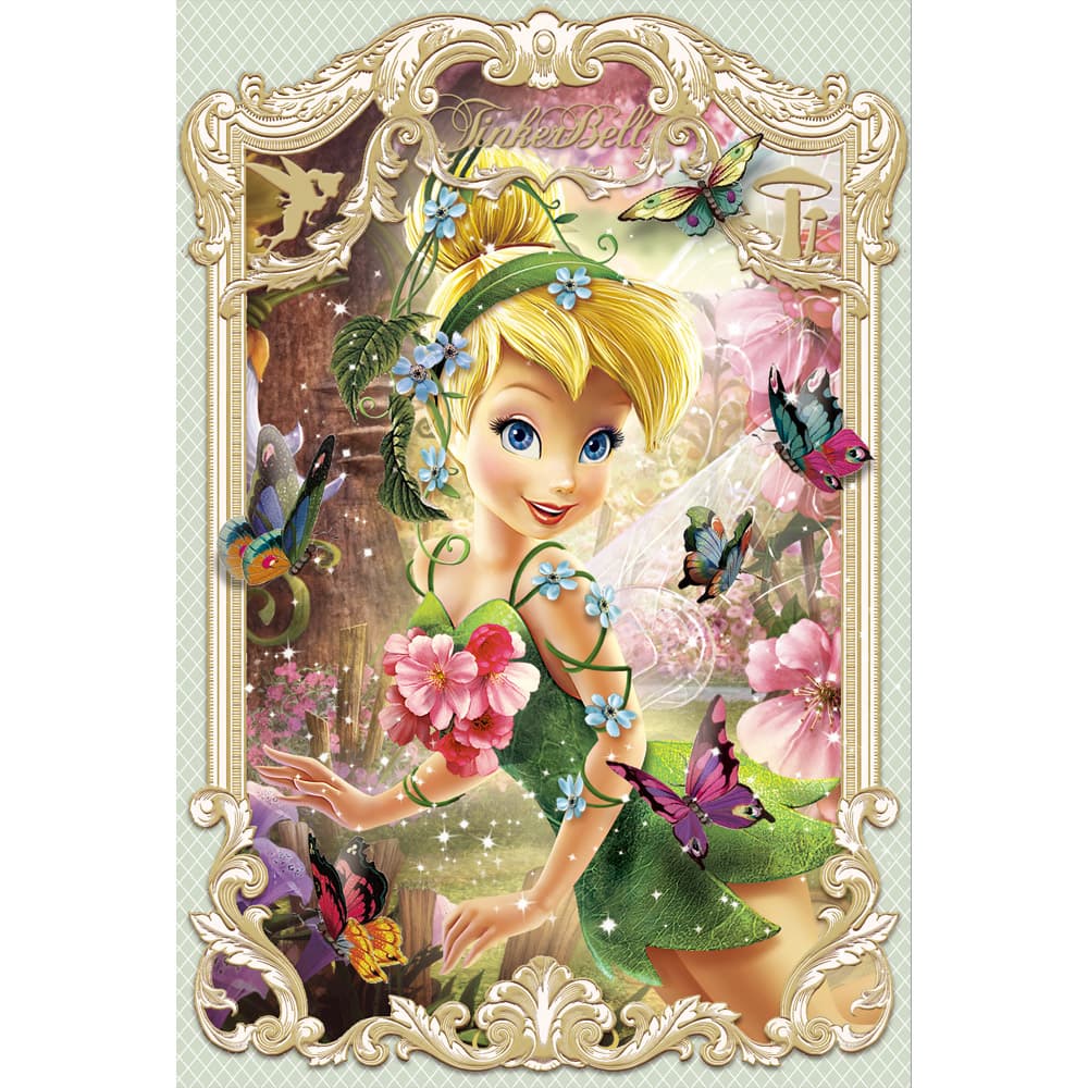 3Dポストカード ピーター・パン ティンカーベル ELEGANT FRAME SERIES