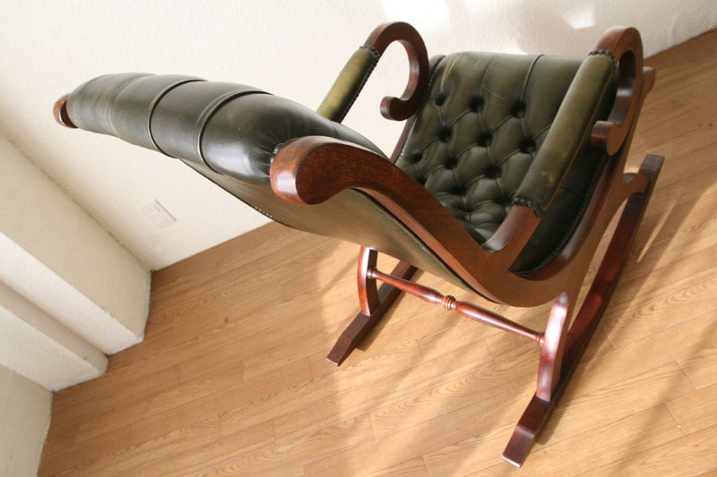 チェスターフィールド ロッキングチェア｜アンティーク家具・照明の