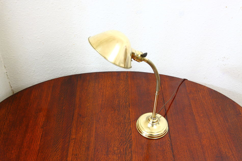 フェアリーズFARIES No153ブラスグースネック デスクポータブルランプ