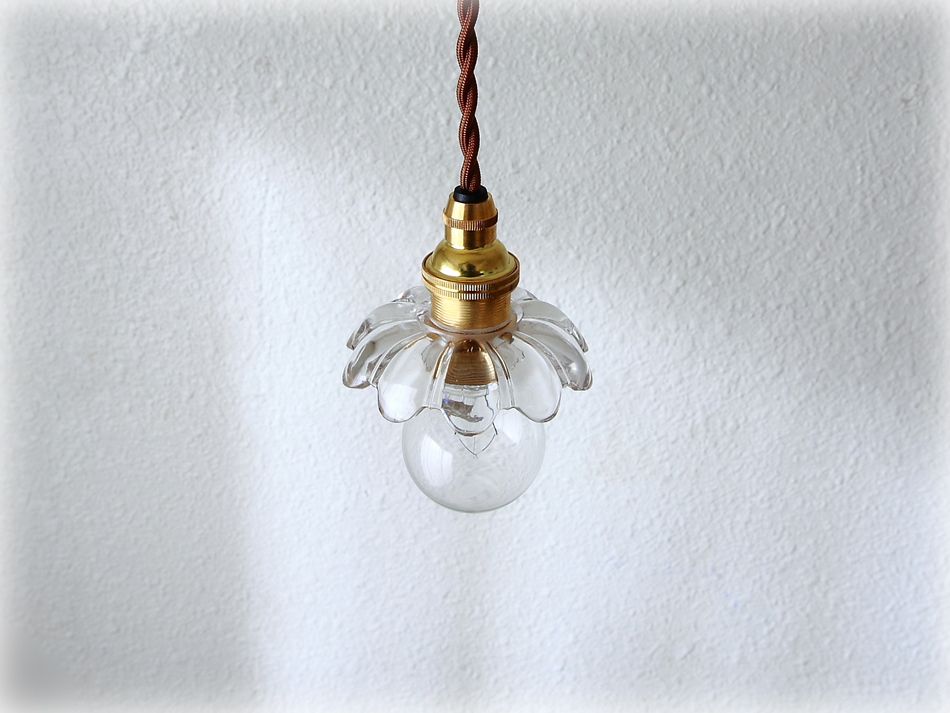 オールドバカラBACCARAT クリスタル ディッシュペンダントランプ