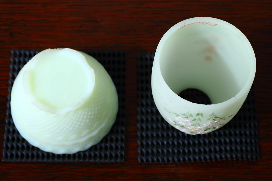 Fentonフェントン ヴァセリンガラス フェアリーランプ｜アンティーク