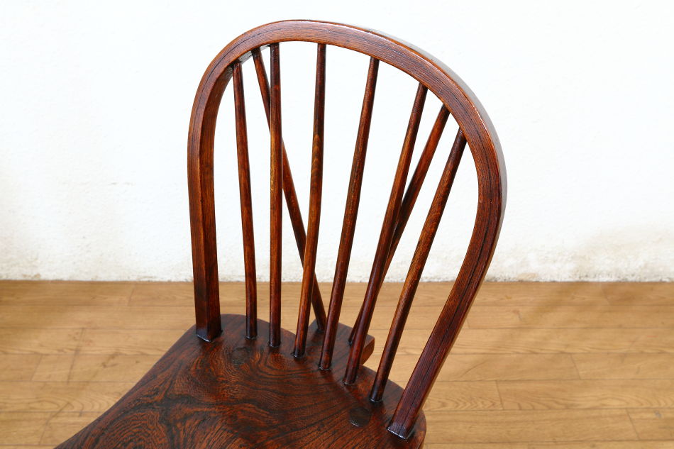 オールドエルム スポークバック ウィンザーチェア｜アンティーク家具