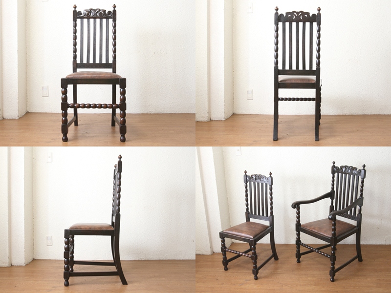 ジャコビアンチェア｜アンティーク家具・照明の専門店｜デニム