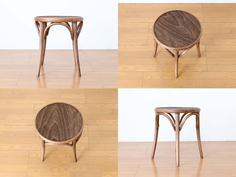 トンTON ベントウッドスツール No60 アーチレッグArch leg/ダーク