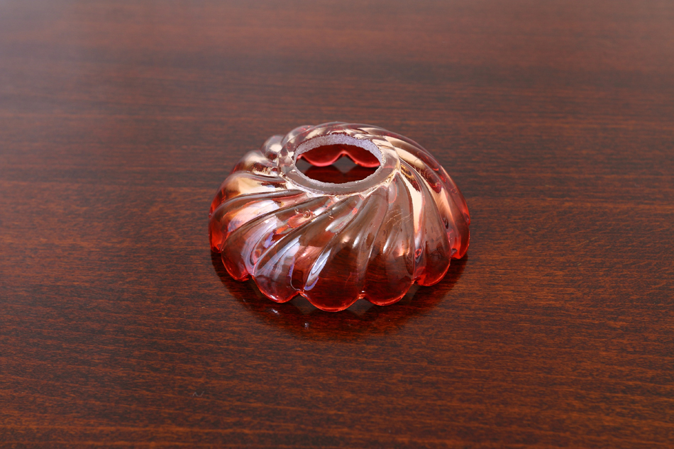 オールドバカラBACCARAT ピンククリスタル ディッシュ ミニペンダント