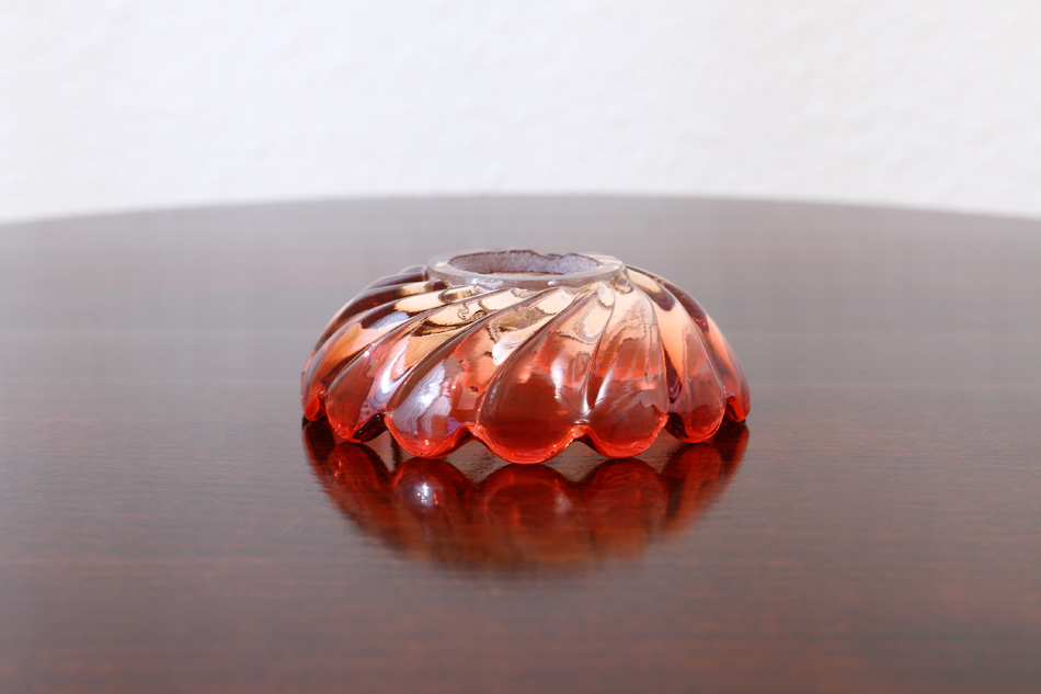 オールドバカラBACCARAT ピンククリスタル ディッシュ ミニペンダント