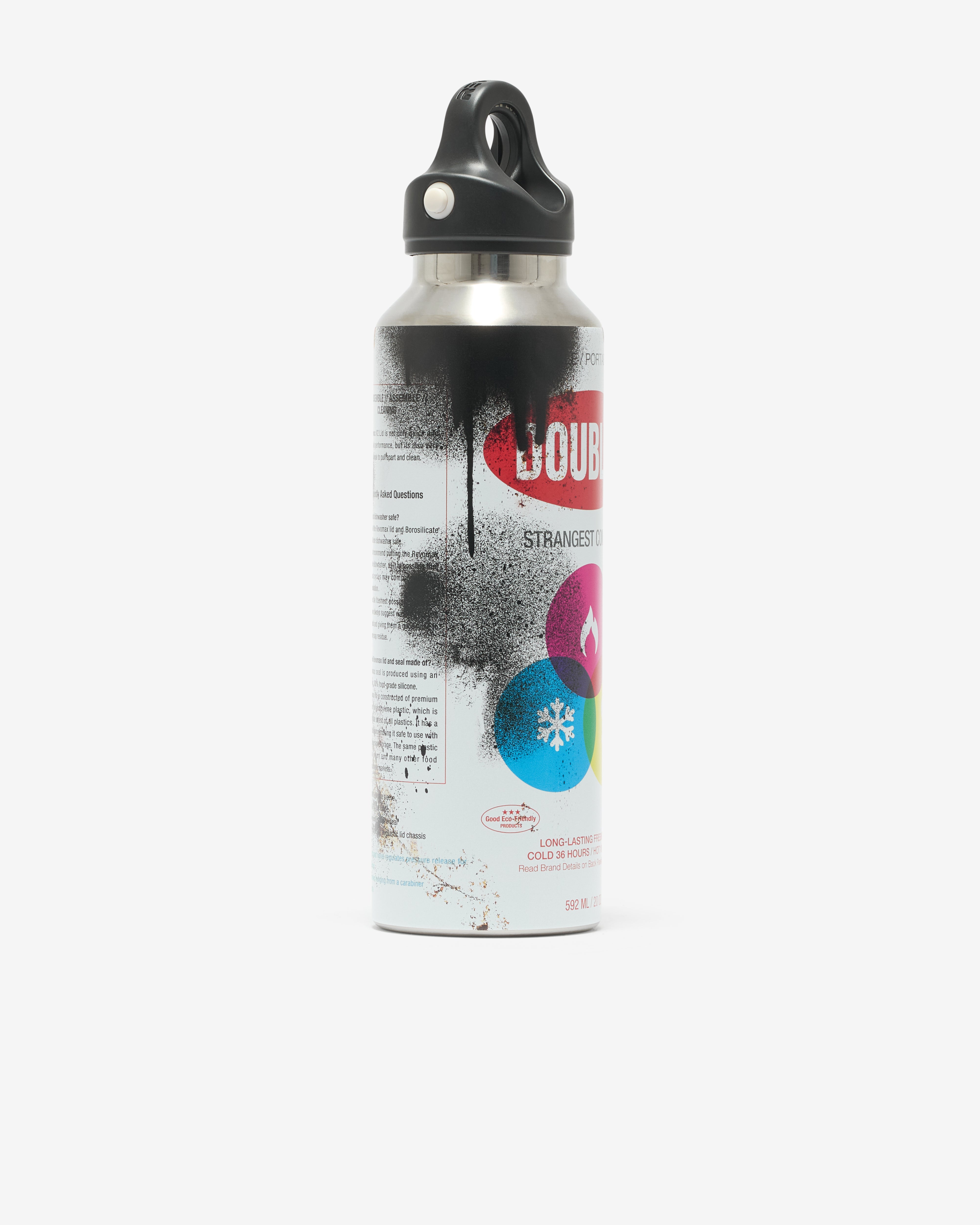 Doublet: Men's Spray Can Water Bottle (Black) | DSML E-SHOP