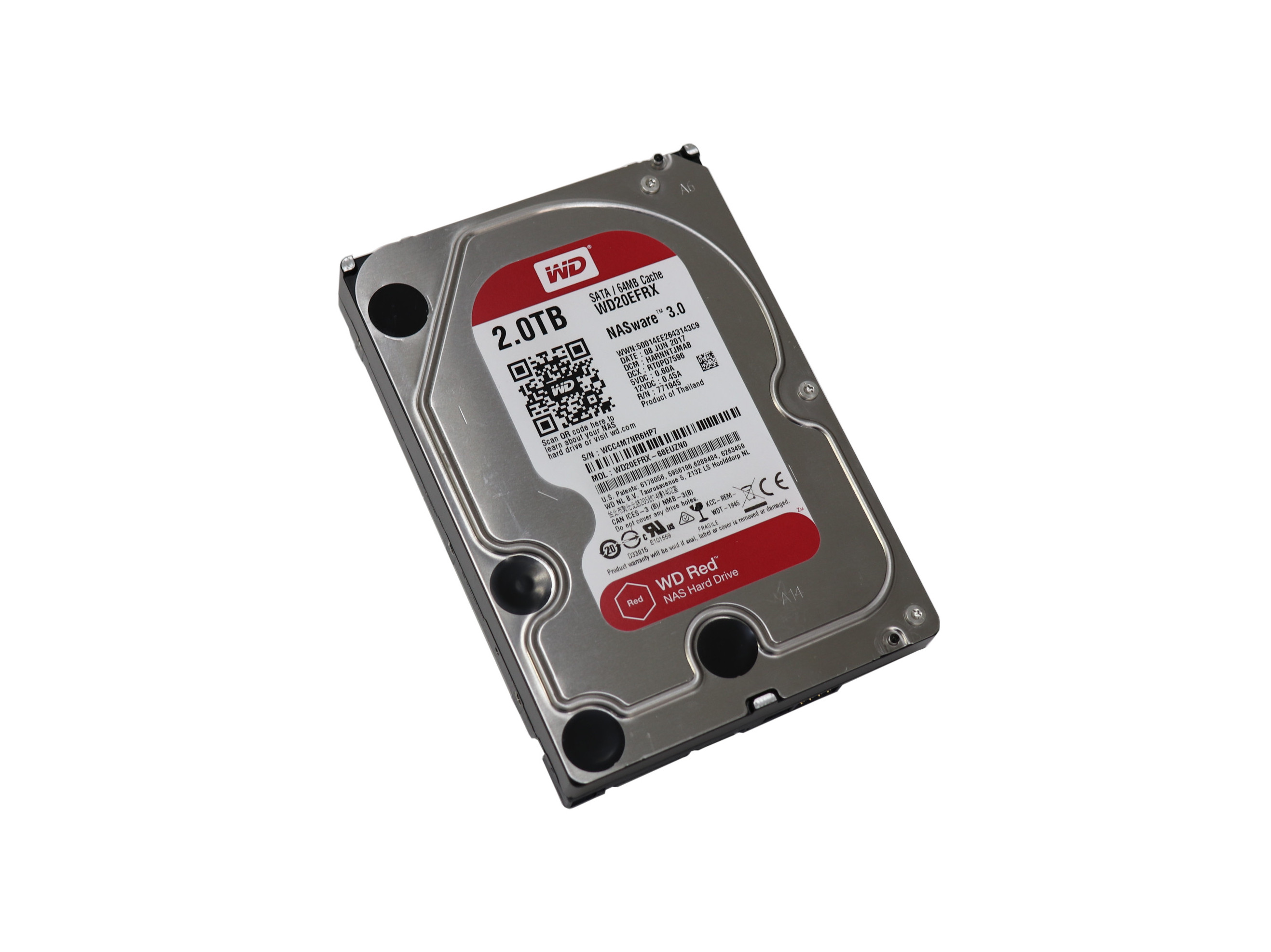 Western Digital】WD Redシリーズ（NAS Hard Drive）WD20EFRX/2TB内蔵