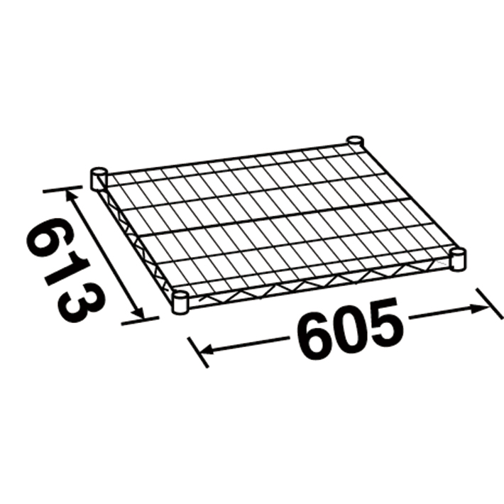 エレクターシェルフ スーパーシリーズ ステンレスワイヤーシェルフ