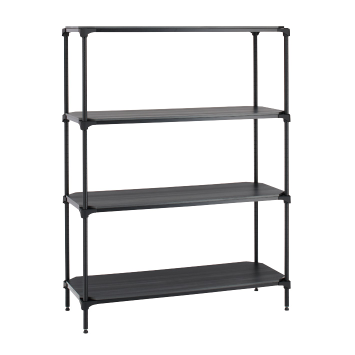 エレクターのスチールラック｜ベーシックシリーズ ウッドシェルフ W600