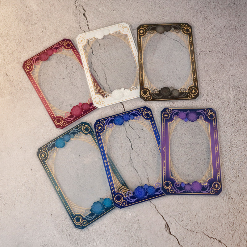 硬質ケース インスタントフォトサイズ ウィッチローズ ネイビー