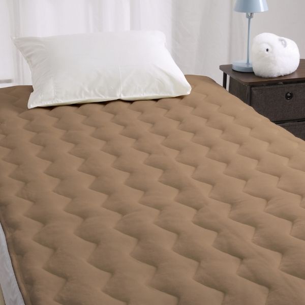 敷きパッド 表生地 パイル ウール 100% 毛足9cm （シングル～ダブル