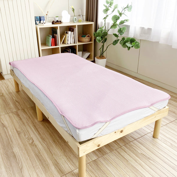 ロマンス小杉 アイスミンEX 敷きパッド 接触冷感 ウォッシャブル 四隅