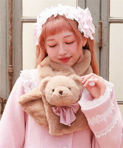 ふわふわくまマフラー | axes femme online shop