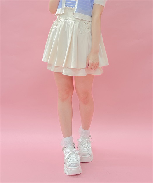 レースアップフレアキュロット | axes femme online shop -outlet-