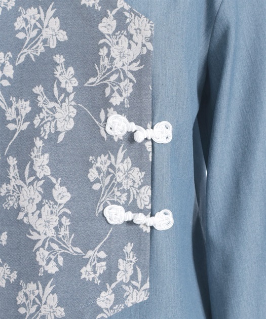 ジャカード×チャイナブラウス | axes femme online shop