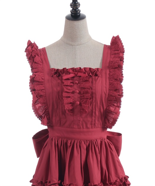 コットンフリルエプロン | Chalmiere | axes femme onlineshop