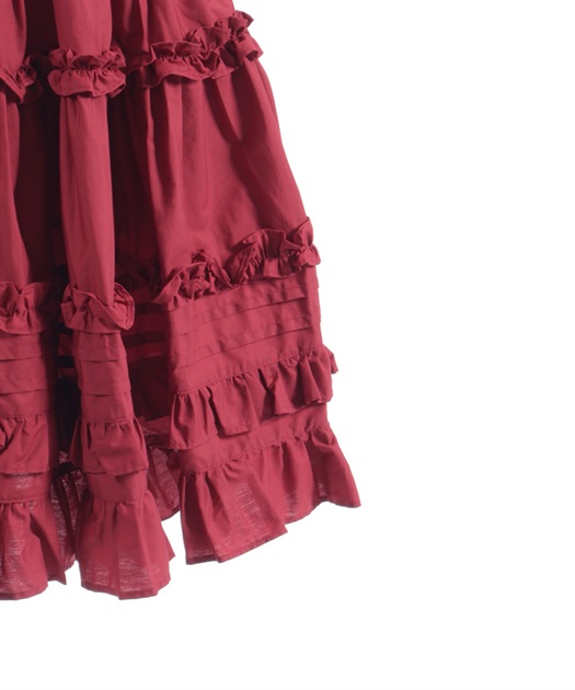 コットンフリルエプロン | Chalmiere | axes femme onlineshop