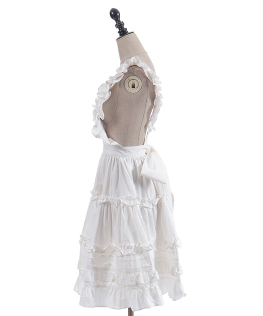 コットンフリルエプロン | Chalmiere | axes femme onlineshop