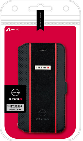 nismo GT-R iPhone15 Pro用 アルカンターラ カーボン調 手帳型ケース