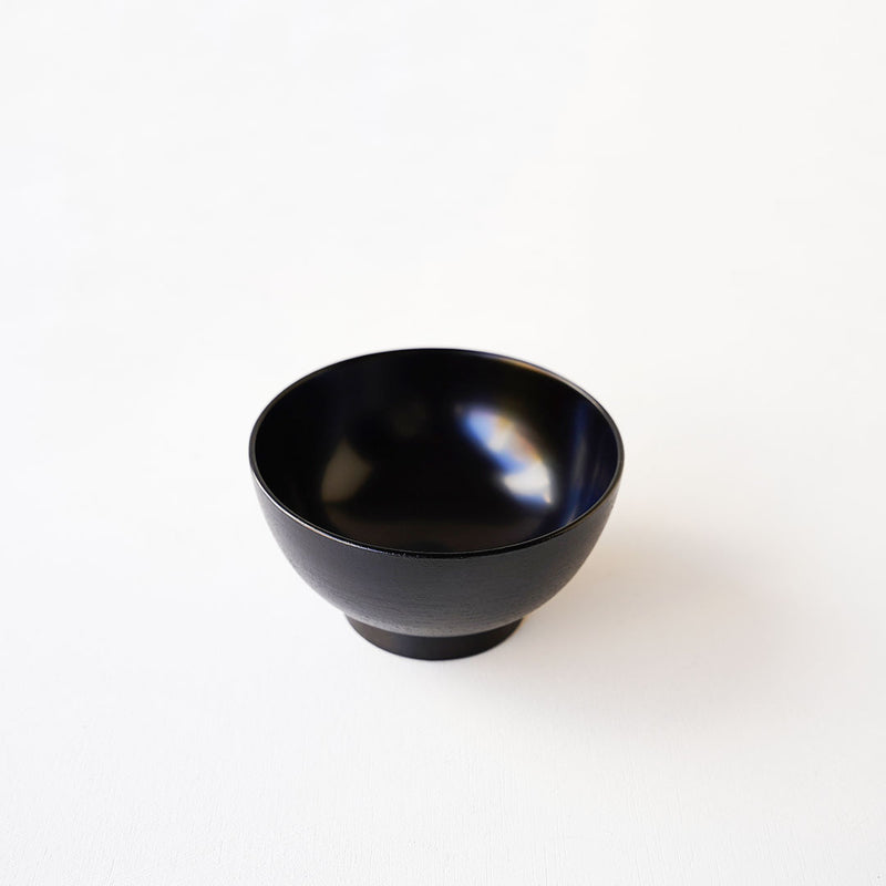 赤木明登 汁椀/黒 – 雨晴/AMAHARE