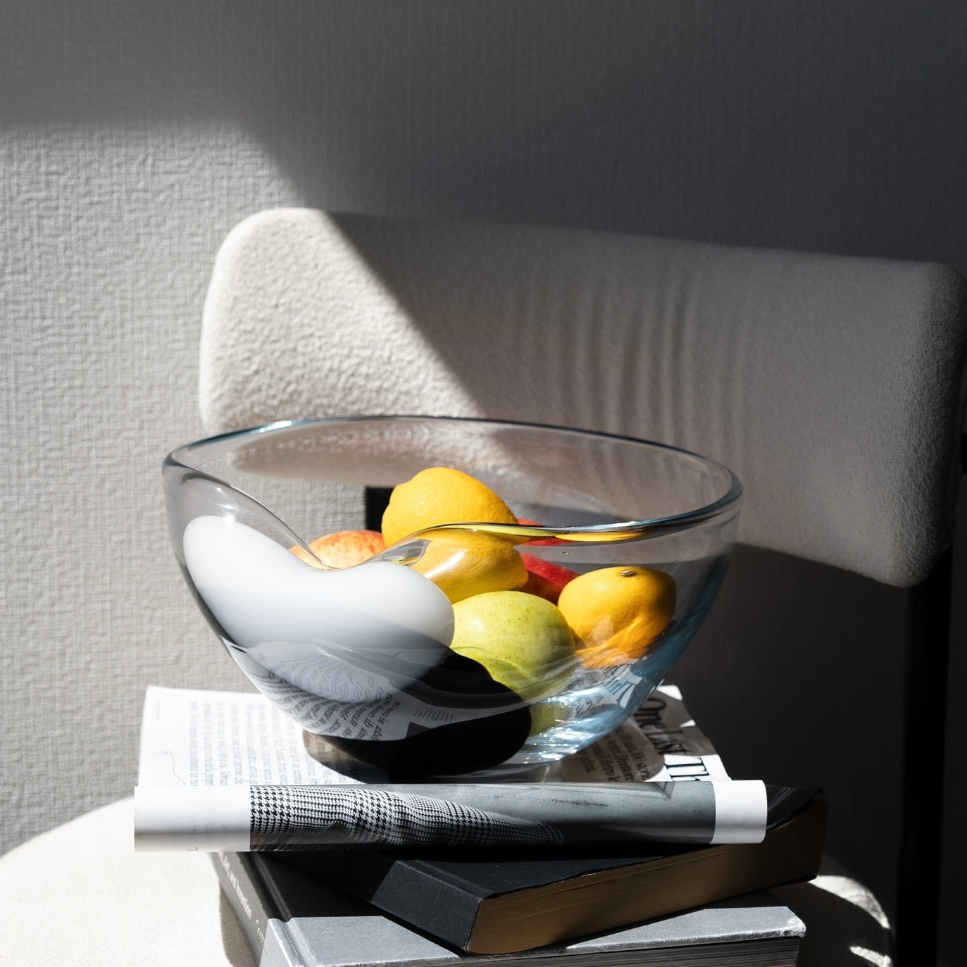 クリア×モノトーン フラワーベース