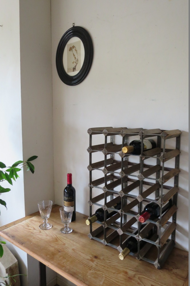 ワインラックヴィンテージ金属製1200×300 ヴィンテージ ボトルラック