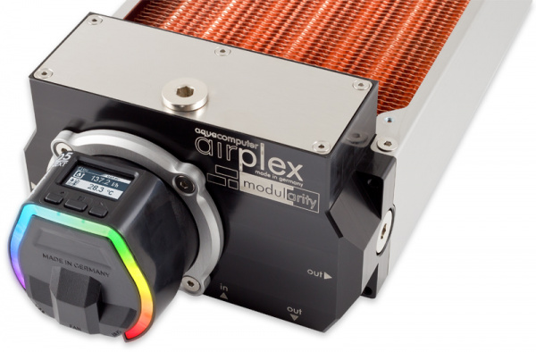 airplex modularity system 420 mm, copper fins, D5 NEXT pump