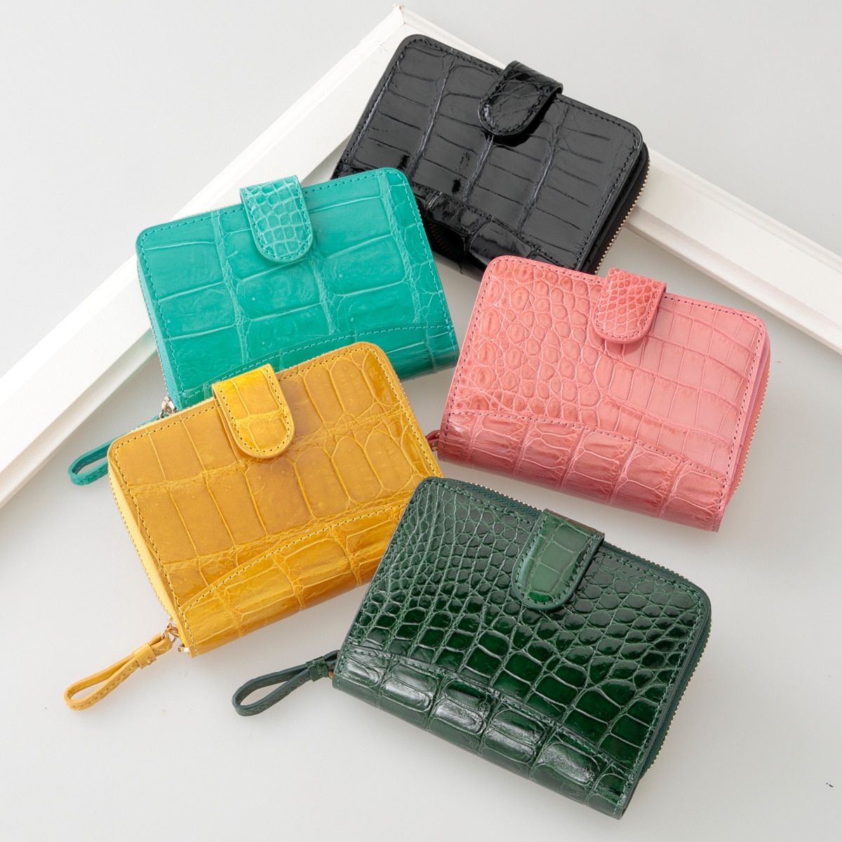 2/27～3/1】イタリアZUMA社シャイニングクロコ財布 | ABCミッケ