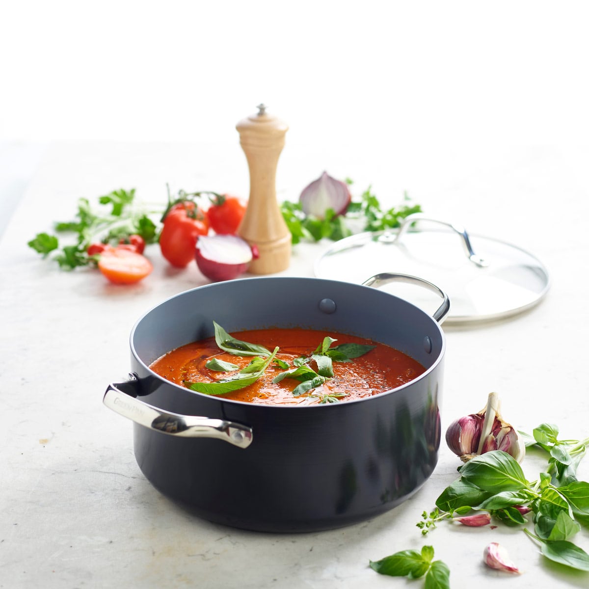 グリーンパン】 ヴェニス プロ キャセロール 20cm 蓋付き | ABC