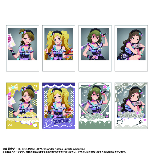 アイドルマスター ミリオンライブ！ インスタントフォト風カード 8枚