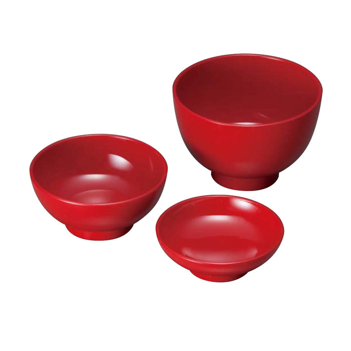 仏具 PC 三ツ椀 朱 会津塗 — 仏壇・仏具専門店 ぶつえいどう