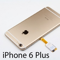 Dual Sim Card for iPhone 6 Plus with Back Case