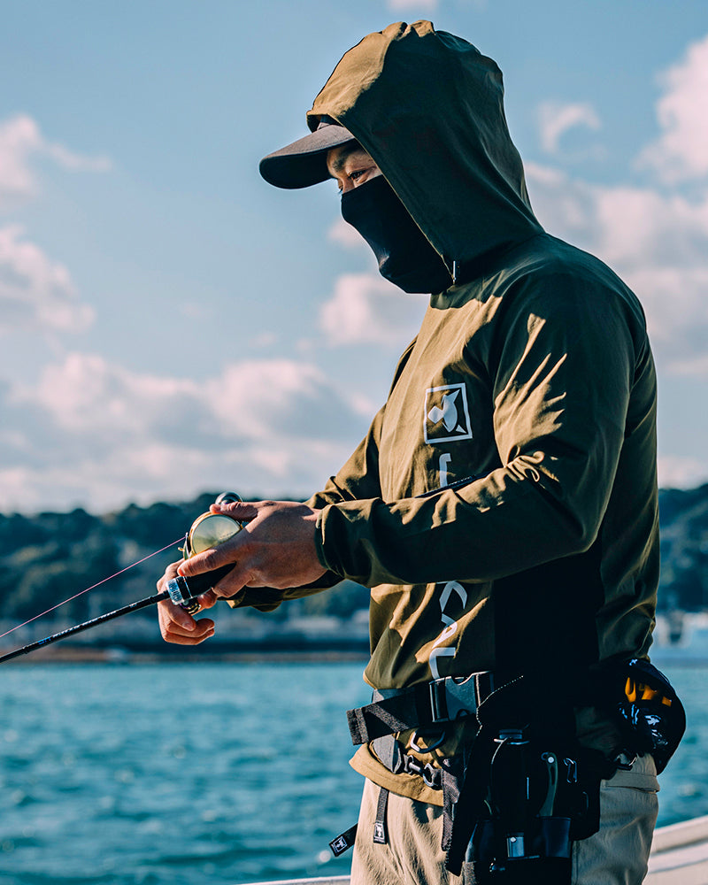 ドライメッシュプルオーバーフーディ