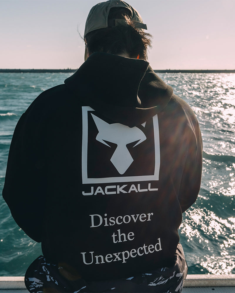 ジャージージップアップロゴフーディ