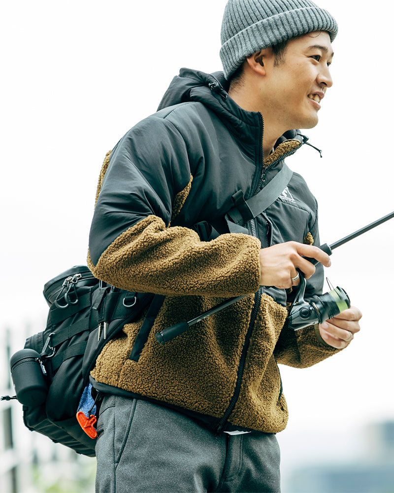 フリースフーディジャケット