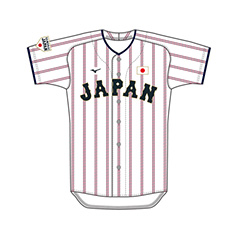 2025年11月侍ジャパン選手名入りレプリカユニホーム（ホーム） 51小園