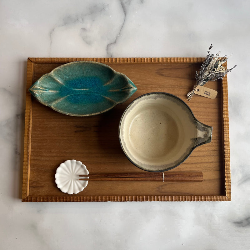 タブ鉢 白｜藤原純（信楽焼 陶器） – nokaze｜陶器、和食器、うつわの通販