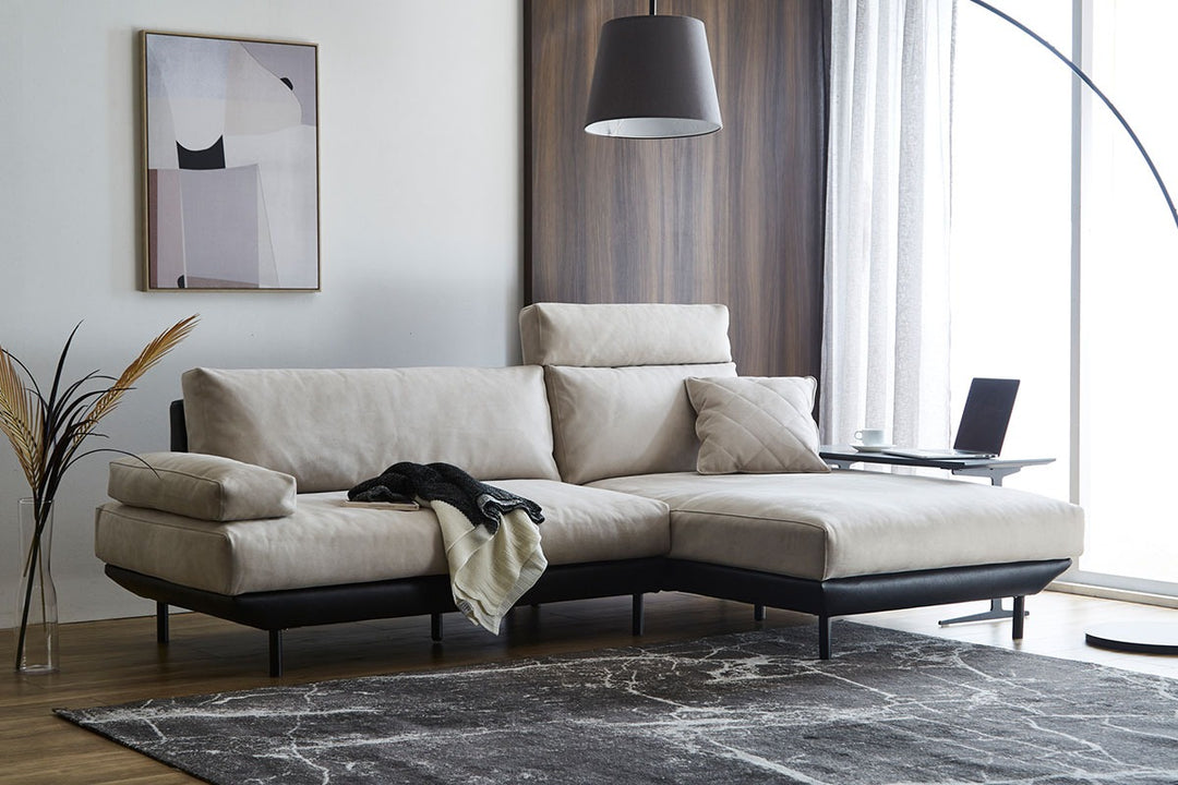 ツートンがオシャレなカウチソファ〔sf039〕 – 府中家具の館