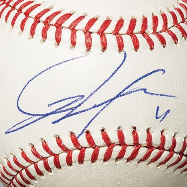 佐々木朗希 2025 MLB(TM)デビュー記念 直筆サインボール 特製展示