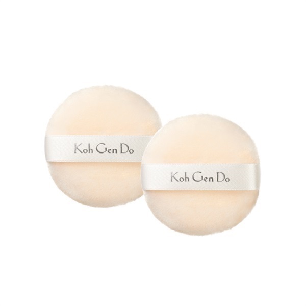 メイクアップ パフ（フェイスパウダー用）2個組｜素肌を主役に。KohGenDo