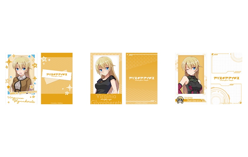 限定品】アリス・ギア・アイギス バースデーチェキ風トレーディング