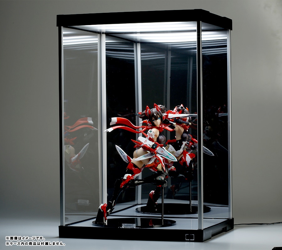 J-STAGE ハイタイプ【LED付き/UVカット/背面ミラー/ブラック】(LED付き