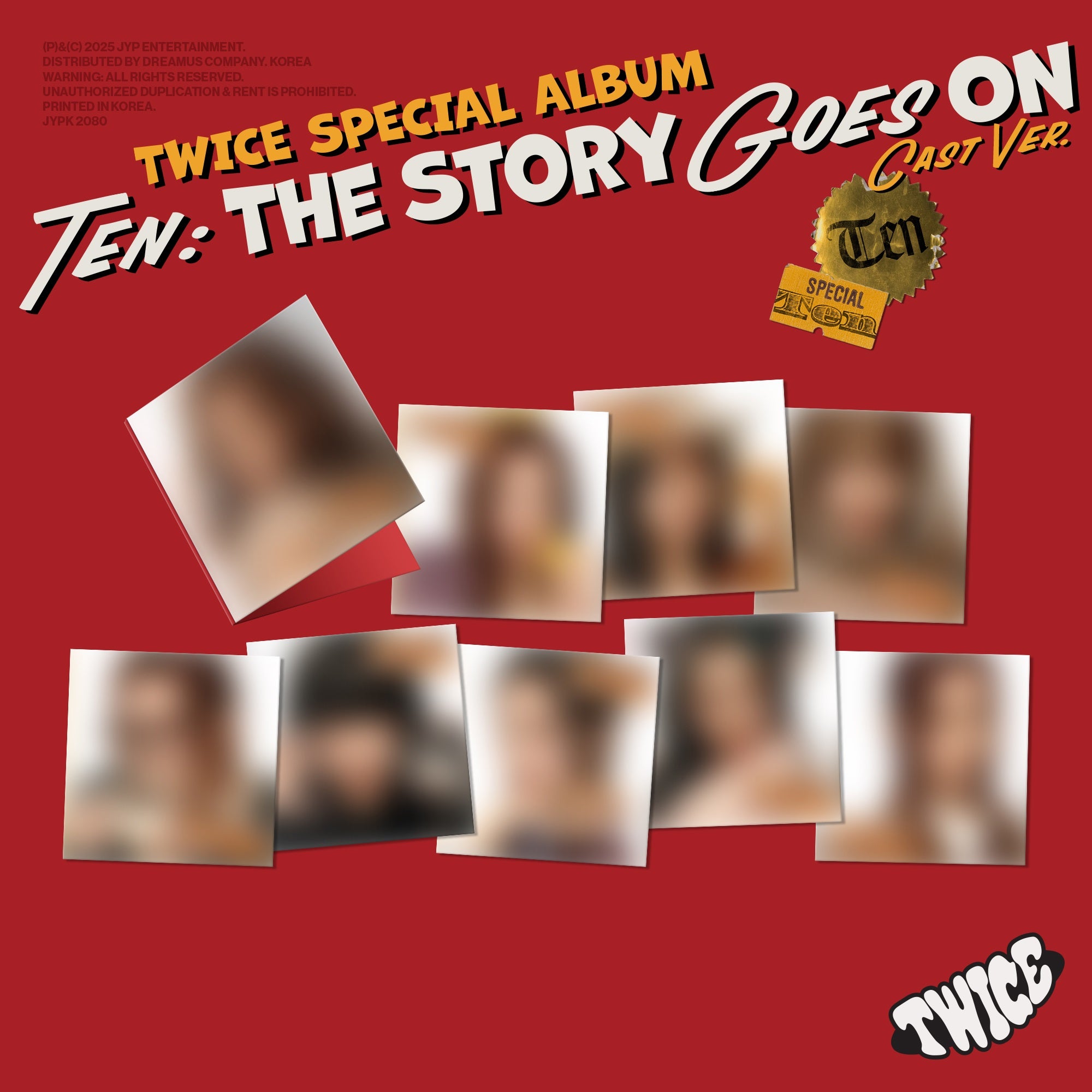 TWICE - TEN: THE STORY GOES ON [CAST VER.] – Kpop Nara