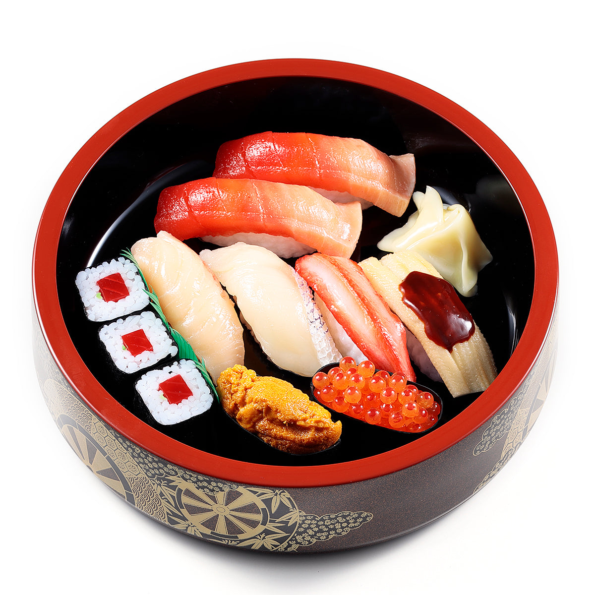 元祖食品サンプル屋「にぎり寿司(桶)」