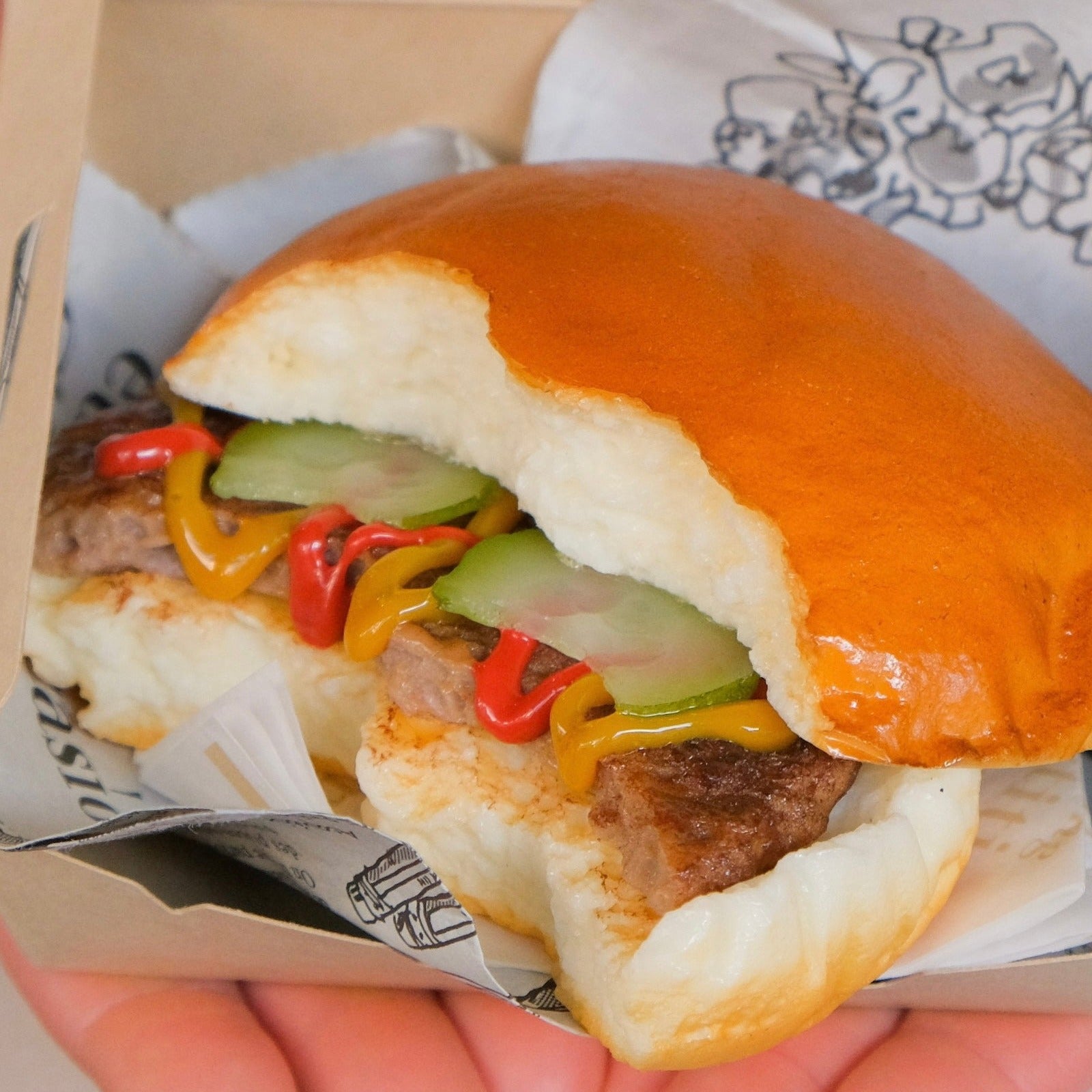 元祖食品サンプル屋「ハンバーガー」