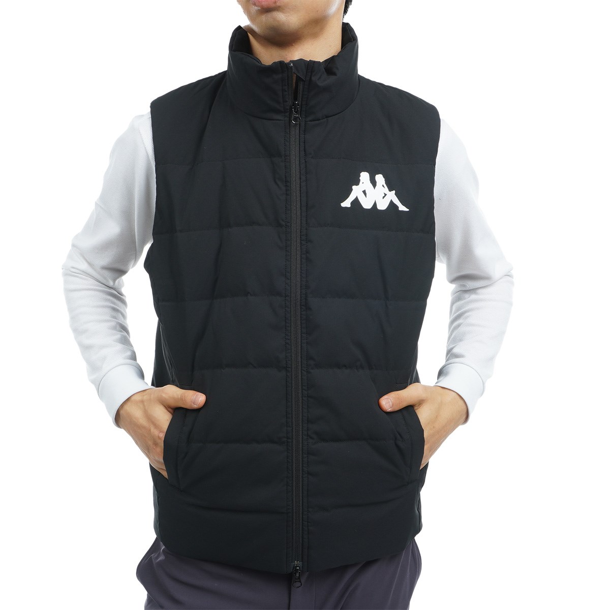 dショッピング |カッパ Kappa GOLF ストレッチ ダウンベスト M