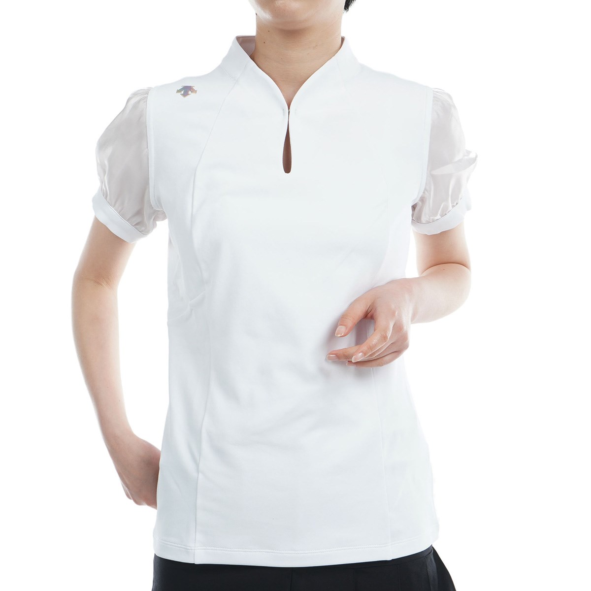 Descente Luxe Collection ホワイトシャツS Descente Luxe Collection