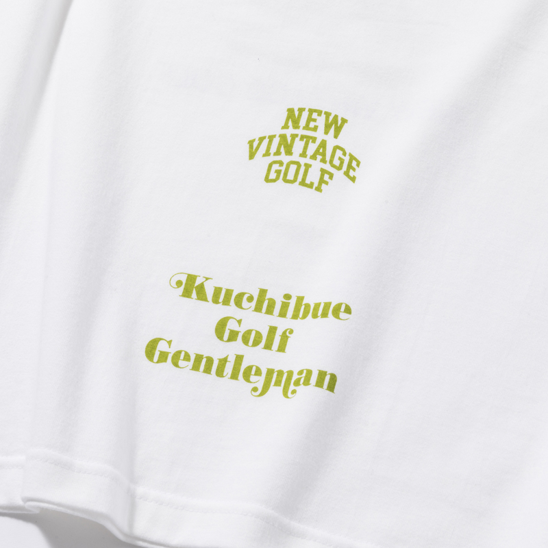 GO/LOOK!（ゴルック）｜NEW VINTAGE GOLF Golf is Life Tee ホワイト