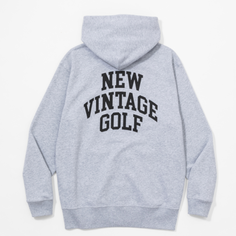 GO/LOOK!（ゴルック）｜NEW VINTAGE GOLF Logo Print Hoodie グレー